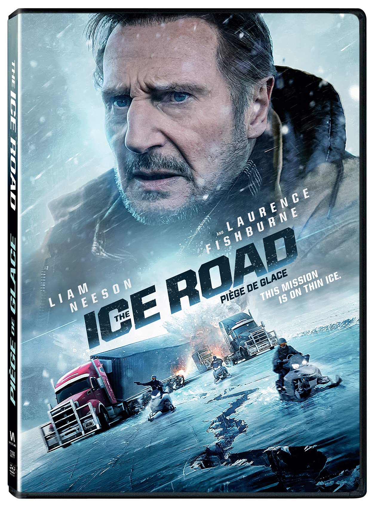 The Ice Road - Adventure Thriller Movie on Blu-ray & DVD | Survival, Action, Suspense | Perfect for Movie Nights & Action Fans