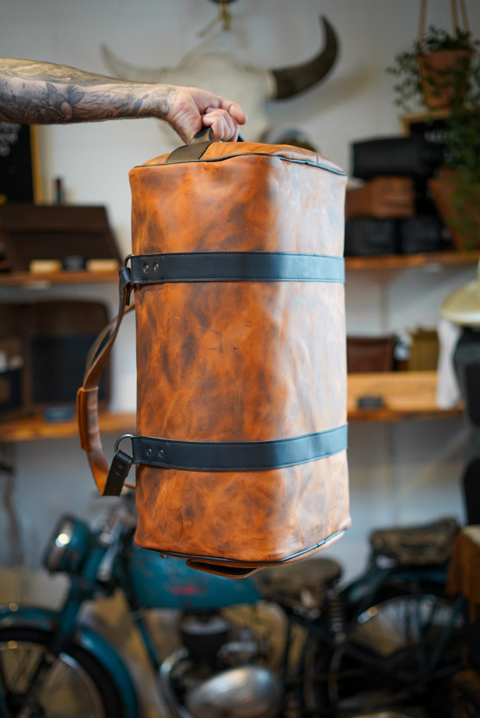 Rugged Weekend Warrior Hat - Hillybilly Copper with Black Accents for Outdoor Adventures, Camping & Hiking