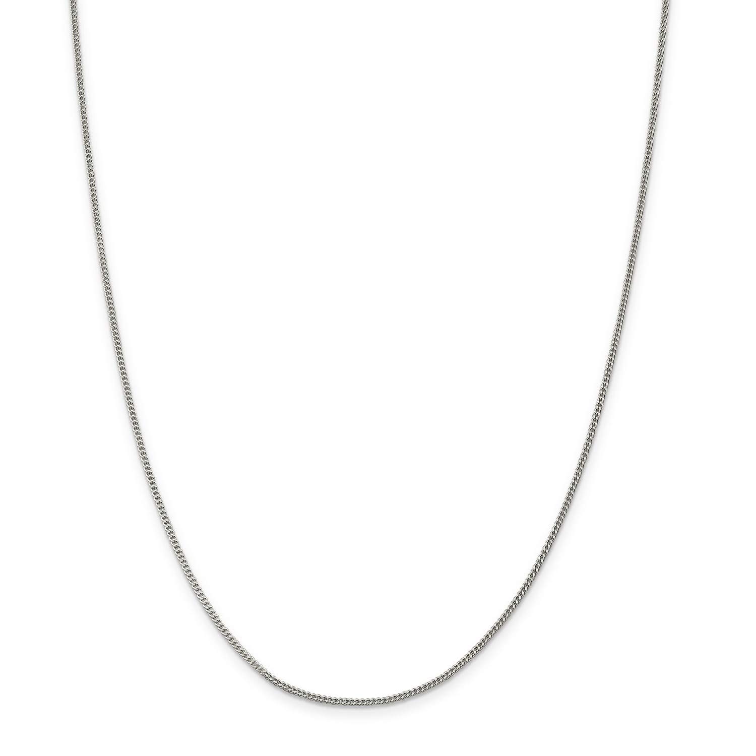 .925 Sterling Silver Curb Chain Necklace, Bracelet & Anklet Set - Durable Jewelry for Women & Men - Perfect for Everyday Wear, Gifts & Special Occasions