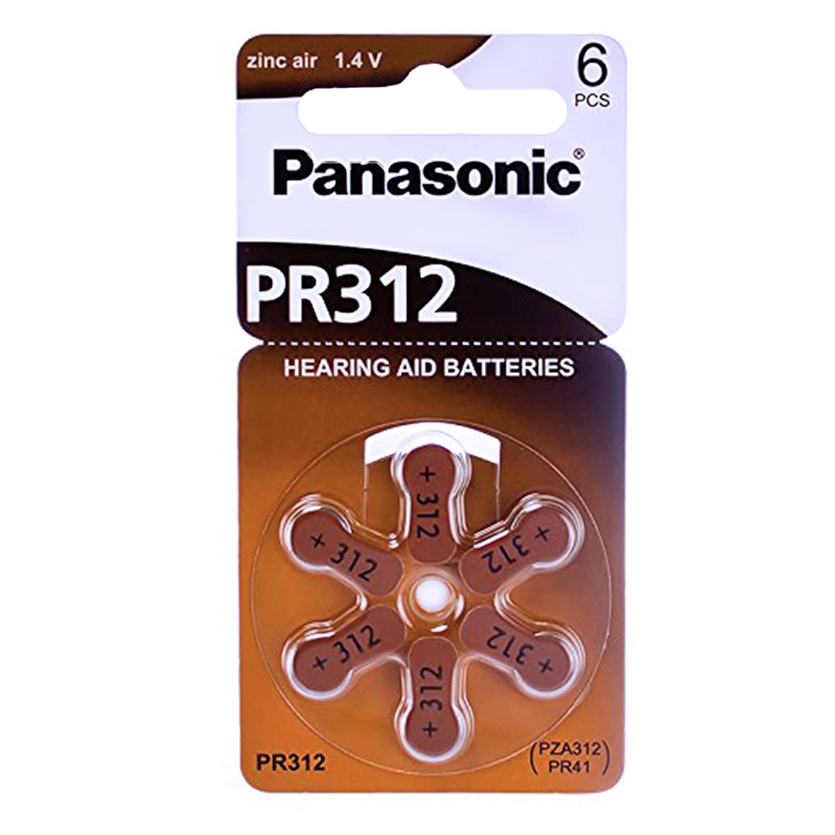 Panasonic Size 312 Hearing Aid Batteries - 180 Pack | Long-Lasting Zinc Air Power for Hearing Devices | Perfect for Daily Use, Travel & Emergency Backup