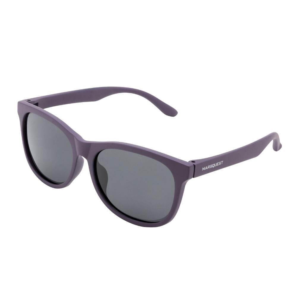 Marsquest Momentum Polarized Sunglasses for Men & Women - UV Protection, Lightweight & Stylish Purple & Charcoal Frames - Perfect for Driving, Running, Outdoor Sports & Beach Vacations