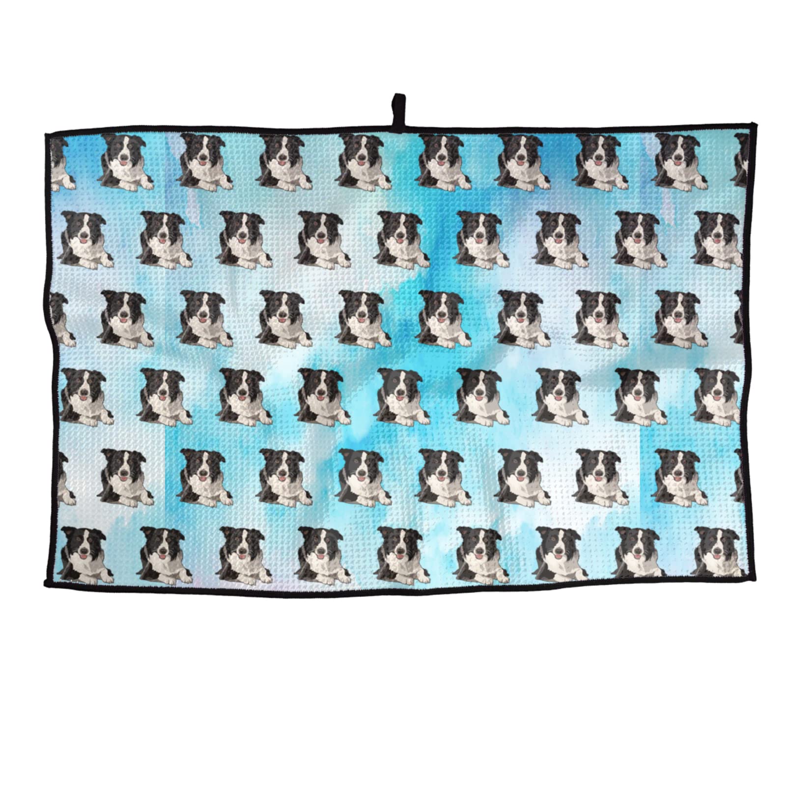 Black & White Dog Golf Towel - Quick Dry Sports Towel for Golf Clubs, Gym & Outdoor Activities | Perfect for Golfers, Pet Owners & Fitness Enthusiasts