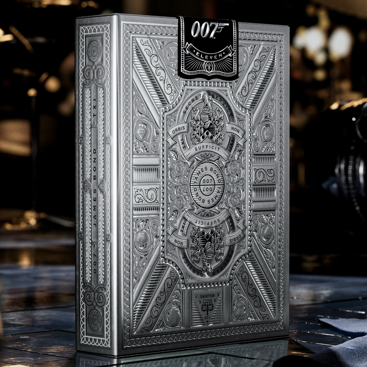 James Bond Silver Edition Playing Cards - Premium Casino Quality, Gift for Poker & Blackjack Lovers - Perfect for Game Nights, Parties & Collectors