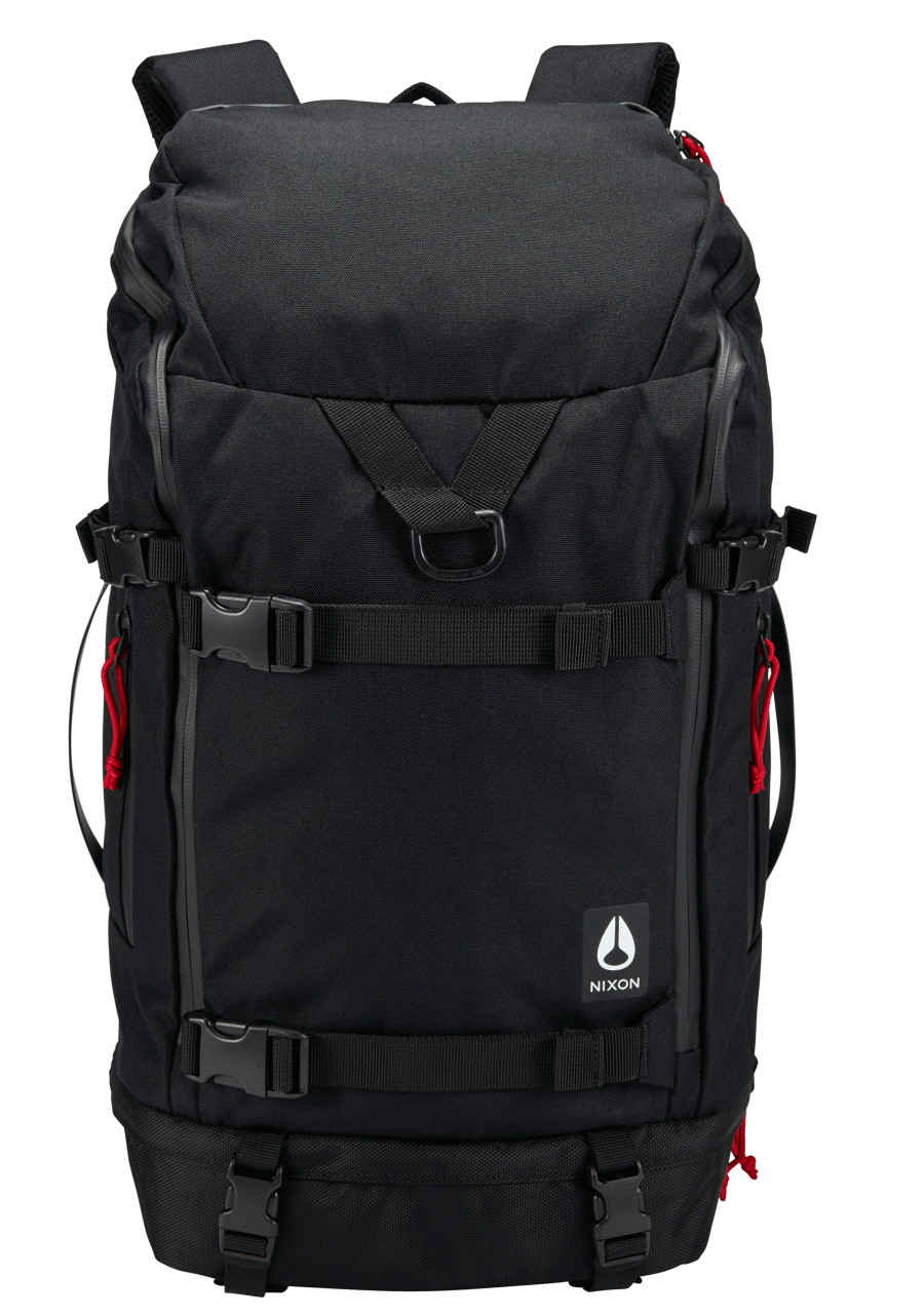 Hauler 35L Waterproof Travel Backpack II - Durable Black Hiking Backpack for Outdoor Adventures, Camping & Commuting