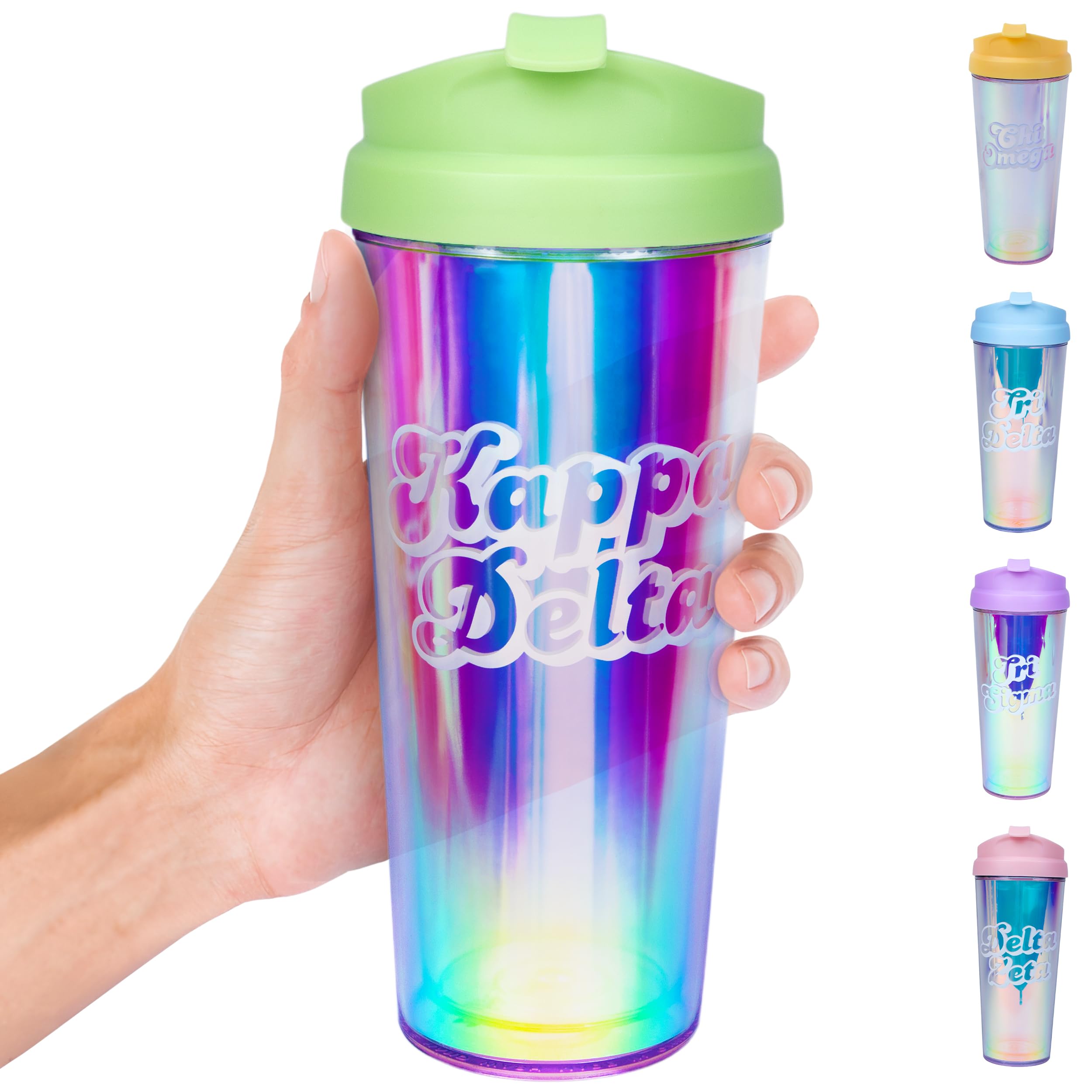 Gamma Phi Beta Sorority Tumbler - 20oz Insulated Stainless Steel Cup with Lid & Straw, Retro Greek Letter Design - Perfect for Sisterhood Events, Campus Life & Coffee Lovers