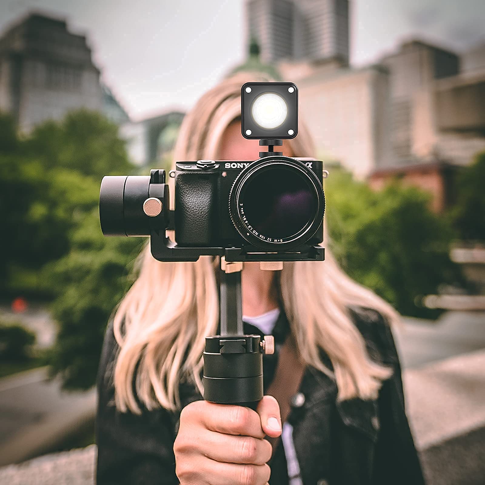 ULANZI Flexible Camera Tripod Stand with Cute LITE Waterproof LED Light - Perfect for Vlogging, Travel Photography & Outdoor Adventures