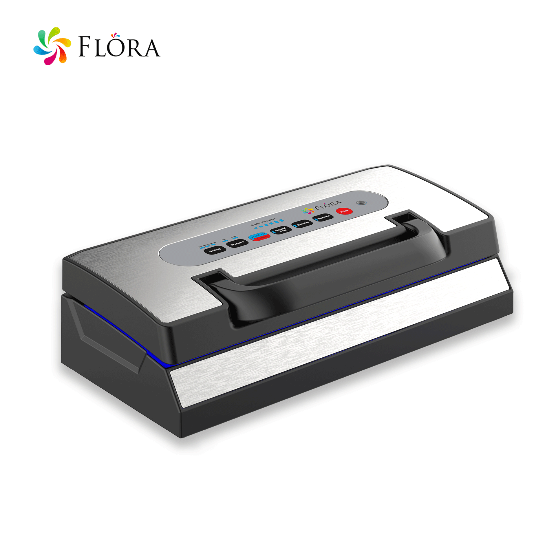 Flora Heavy Duty Commercial Food Vacuum Sealer Machine with 6m Bag Roll - FL FVS 5188 | Perfect for Restaurant, Deli & Home Food Storage | AU Stock