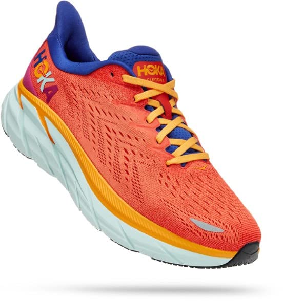 HOKA ONE ONE Clifton 8 Women's Running Shoes - Lightweight Cushioned Sneakers for Jogging, Walking & Everyday Comfort