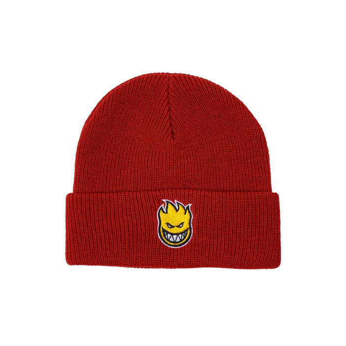 Spitfire Bighead Fill Beanie - Warm Winter Hat for Men & Women, Dark Red/Gold - Perfect for Skiing, Snowboarding & Outdoor Activities