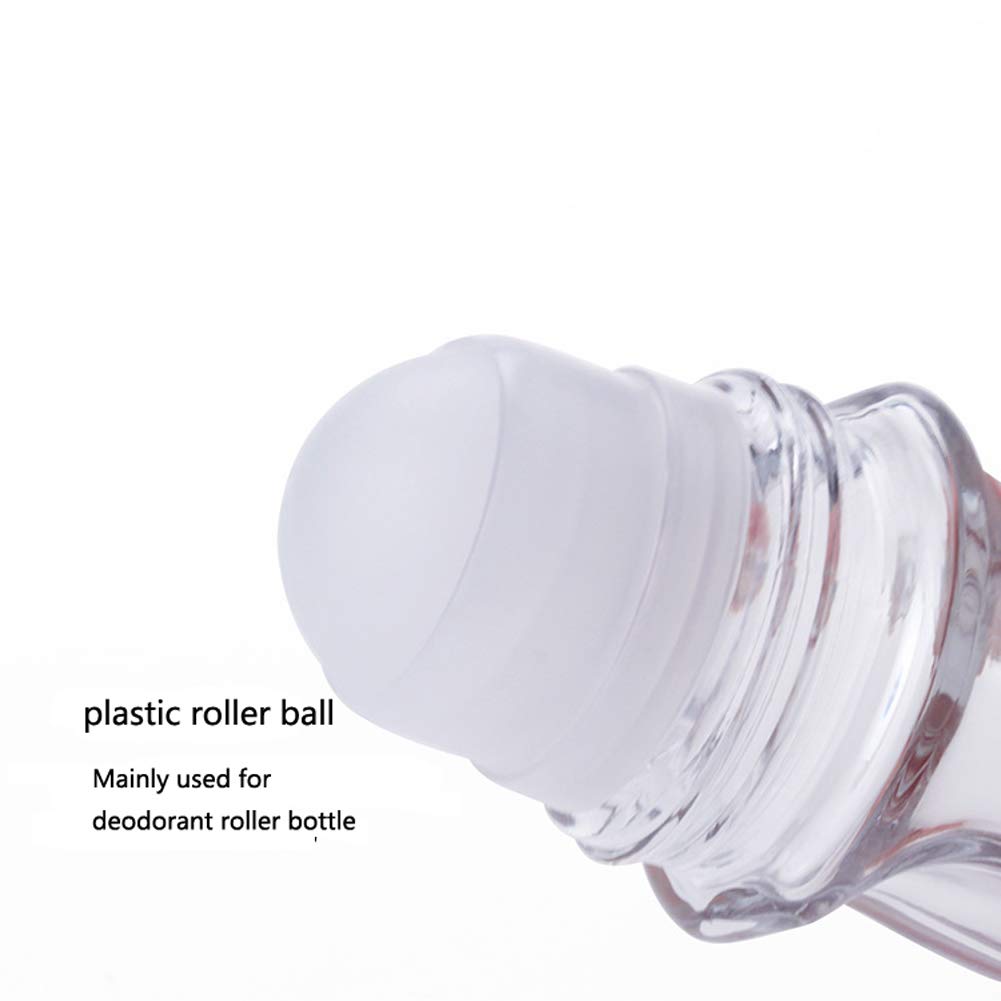 Wresty 2 Pack 30ml (1 Oz) Roll On Glass Bottles for Essential Oils, Perfume & Deodorant - Empty Roller Ball Bottles for Fragrance, Cosmetics & Aromatherapy - Perfect for DIY Blends, Travel & Gift Sets