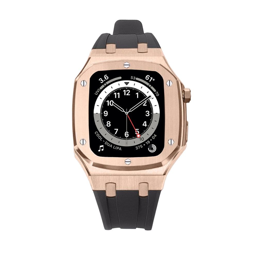 Apple Watch Rugged Rubber Case for iWatch Series 6/7 - Shockproof Protective Cover for Outdoor Sports & Fitness Activities
