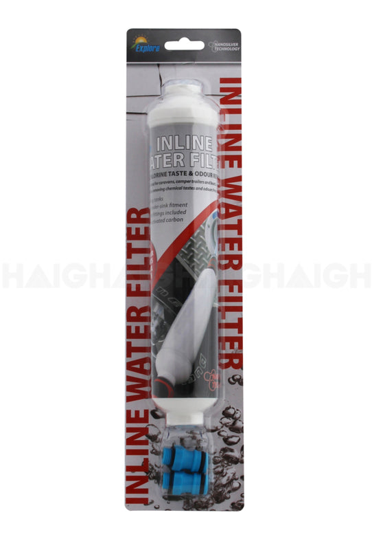 Caravan Camper Trailer Boat Inline Water Filter with Nano Silver Technology WF43 - Pure Water Solution for RV, Camping, Marine & Outdoor Adventures