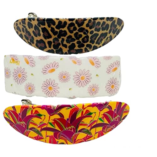 BAKEFY Non-Slip Hair Clips for Women - Stylish Hair Accessories Set of 3 - Perfect for Work, Parties & Everyday Hairstyles