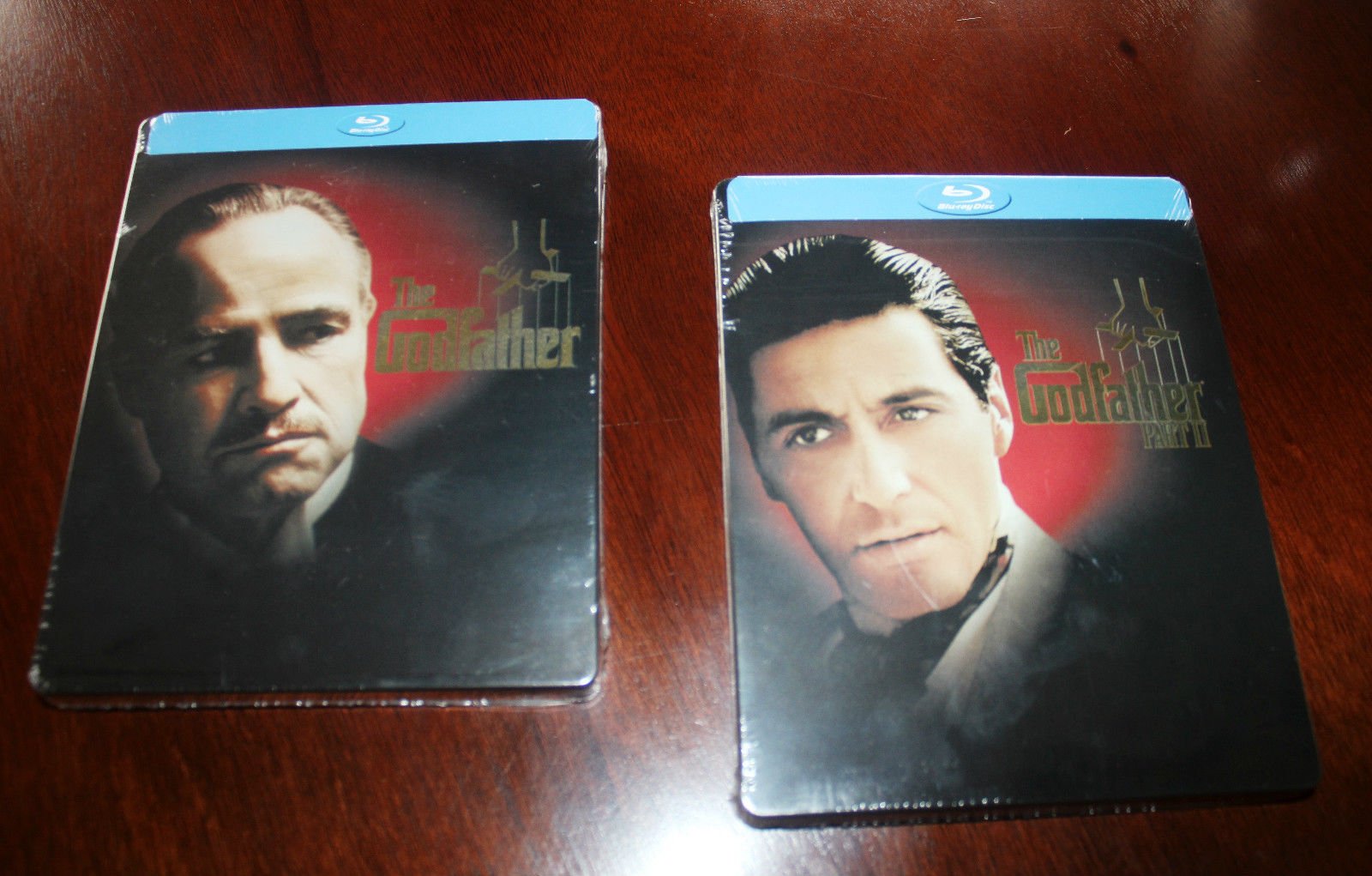 The Godfather Part 1 & 2 Blu-ray Steelbook Collection - Francis Ford Coppola Masterpiece Films | Perfect for Movie Nights & Gifts for Film Lovers