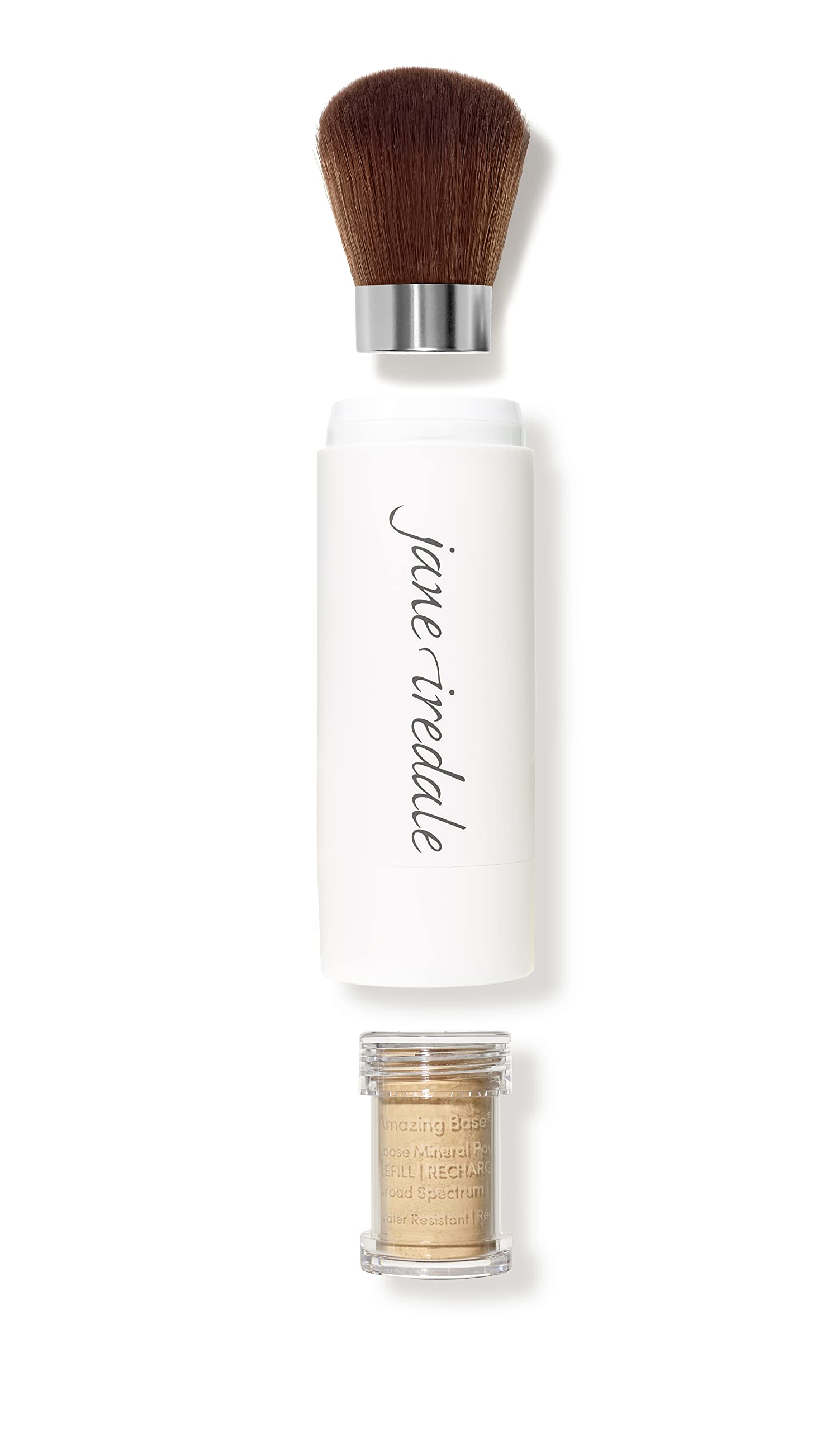 Jane Iredale Amazing Base Loose Mineral Powder - SPF 20 Luminous Foundation | Oil-Free, Talc-Free & Weightless | Vegan & Cruelty-Free Makeup | Perfect for Daily Wear & Sensitive Skin