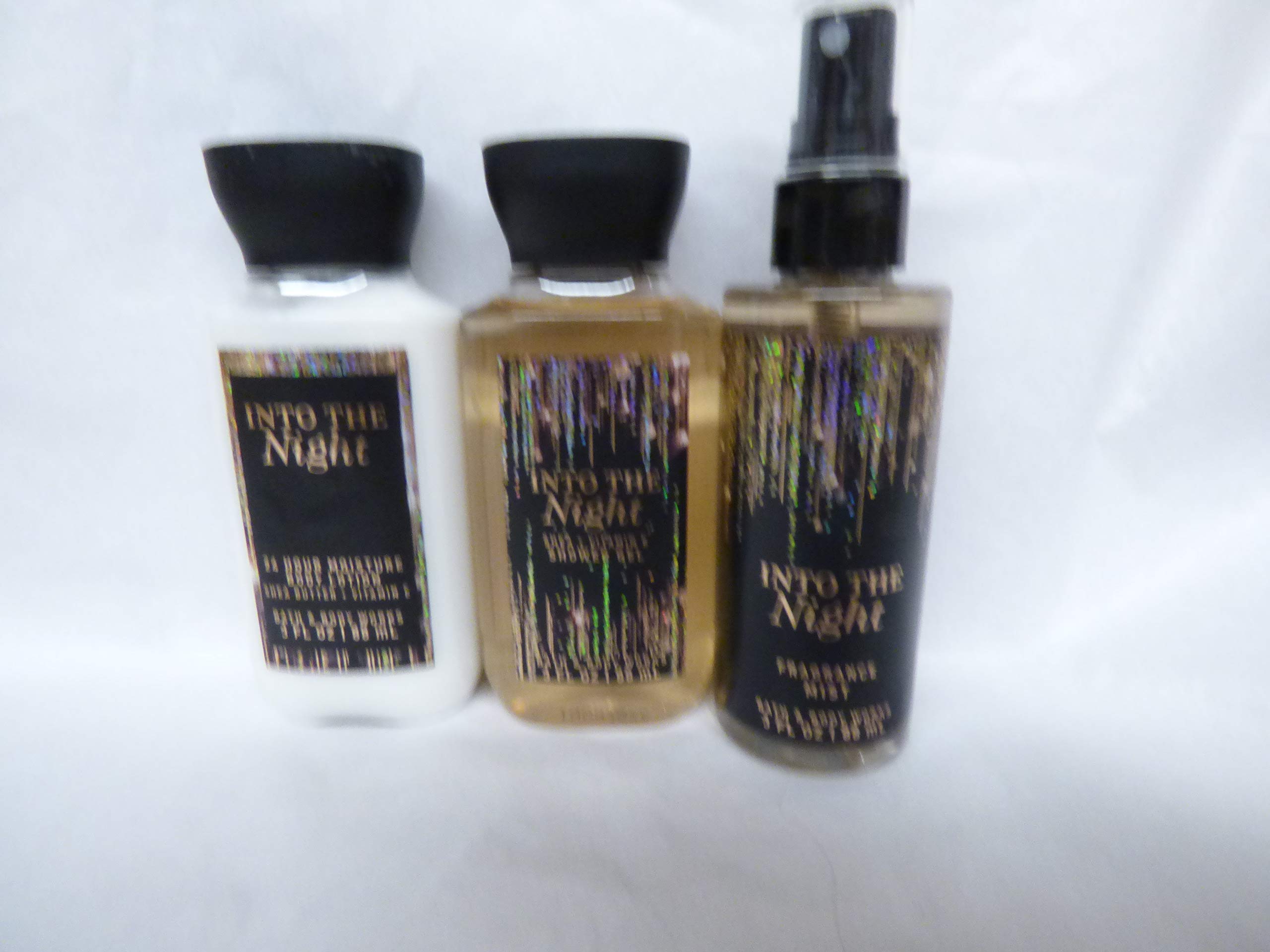 Bath and Body Works Into the Night Travel Set - Mini Lotion, Body Mist & Shower Gel for Women | Perfect for On-the-Go Hydration, Gifts & Travel Essentials