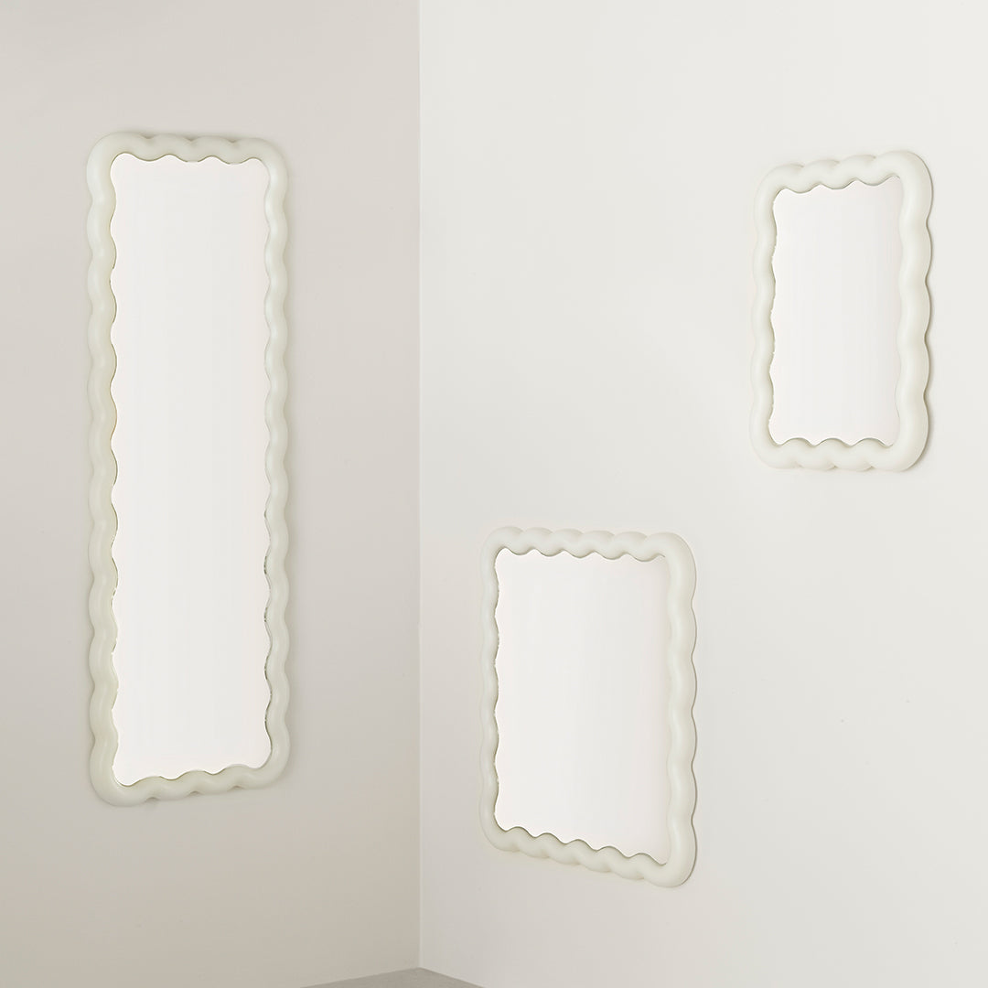 Simon Legald Illu Mirror by Normann Copenhagen - Modern Scandinavian Wall Mirror for Home & Office Decor