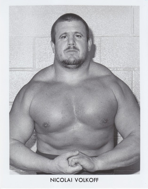 1980s Mid South Wrestling Nicolai Volkoff Vintage Promo Photo - Rare Collectible for Wrestling Fans & Memorabilia Enthusiasts - Perfect for Man Cave, Sports Bar Decor, or Wrestling Fan Gift