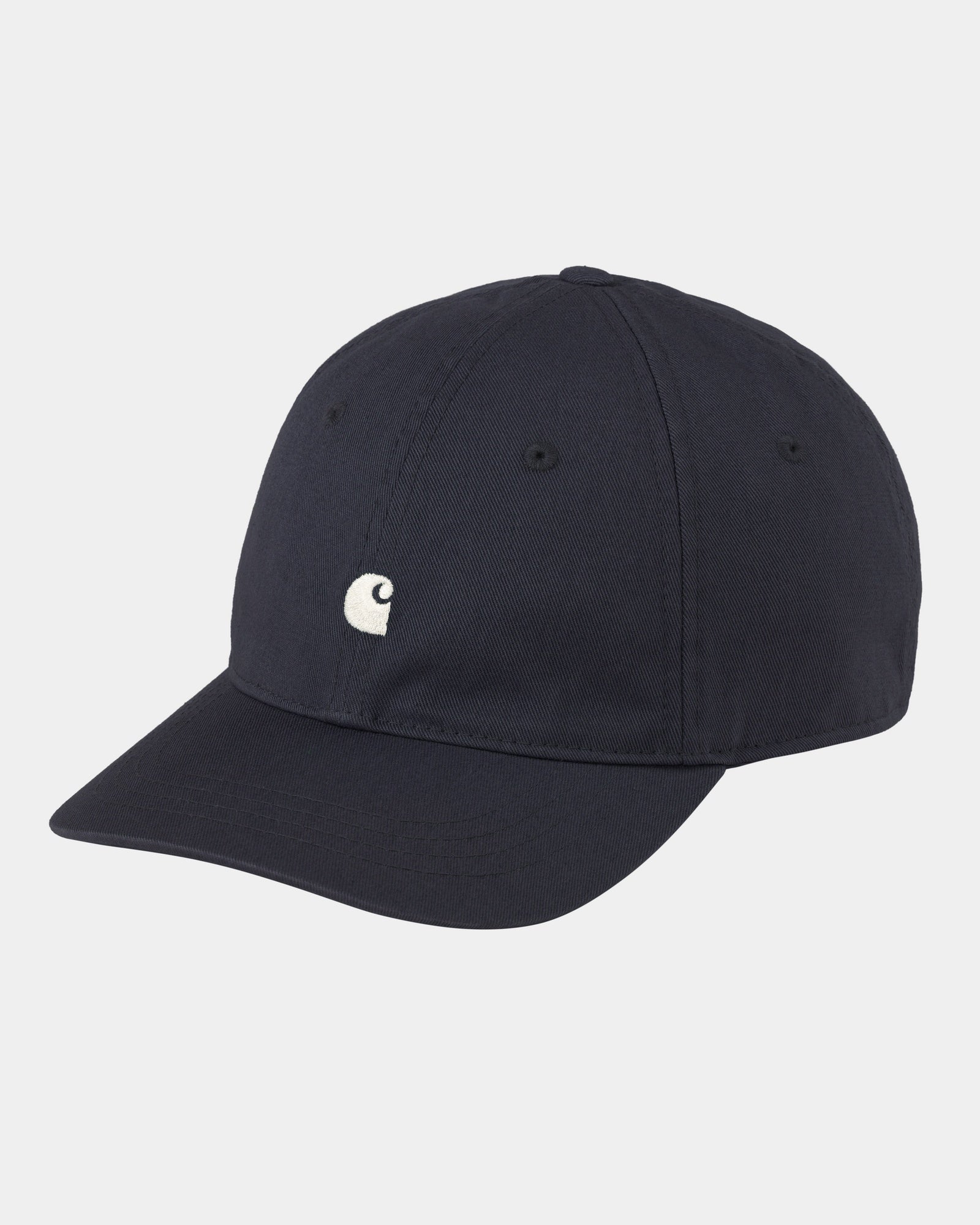 Madison Logo Cap - Dark Navy Wax Cotton Baseball Hat for Men & Women | Casual Outdoor, Sports, and Streetwear Fashion