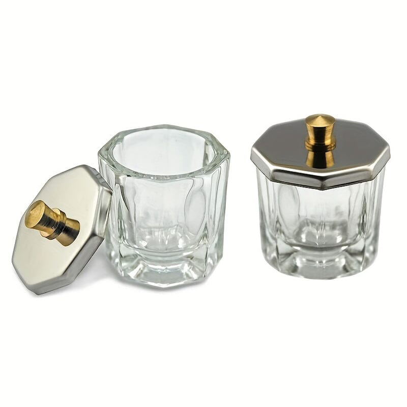 5ml Mini Glass Jar with Stainless Steel Lid - Perfect for Essential Oils, Spices, and DIY Crafts Storage