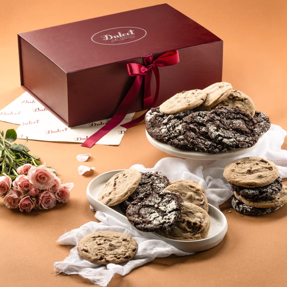 Gourmet Cookie Gift Baskets - Thank You, Get Well & Sympathy Gifts for Friends, Him, Her, Parents & Family | Dulcet Gift Baskets | Perfect for Holidays, Birthdays & Special Occasions