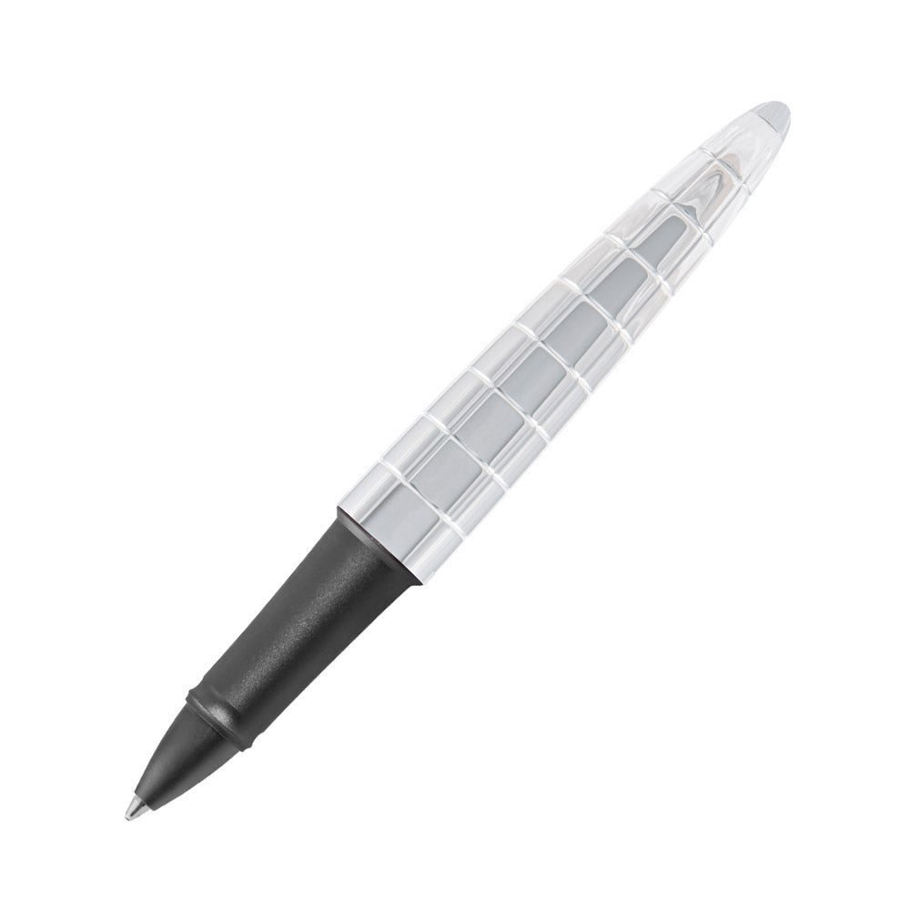 Diplomat Aero Rhomb Chrome Rollerball Pen - Premium Writing Instrument for Professionals & Gift Giving - Perfect for Office, Business Meetings & Signature Signing