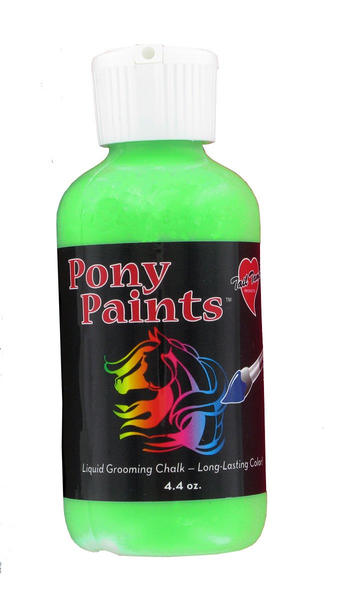 PPNTS-LIME Pony Paints Grooming Chalk for Horses - Vibrant Lime Color for Show & Competition - Perfect for Mane, Tail & Coat Styling