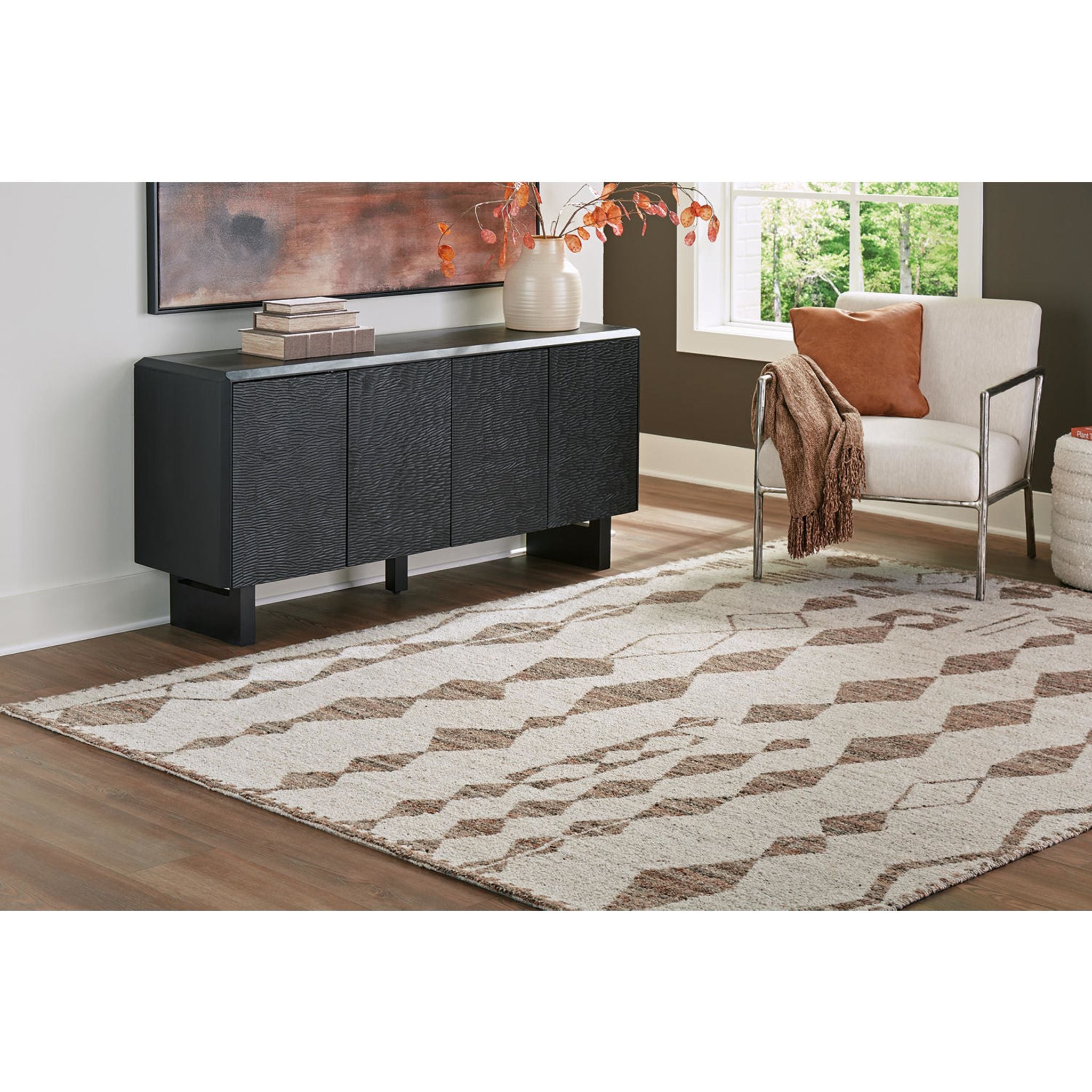 Brettler Soft Plush Area Rug - Non-Slip Living Room Carpet for Home Decor, Bedroom, Office | Comfortable & Durable Floor Mat for Indoor Use