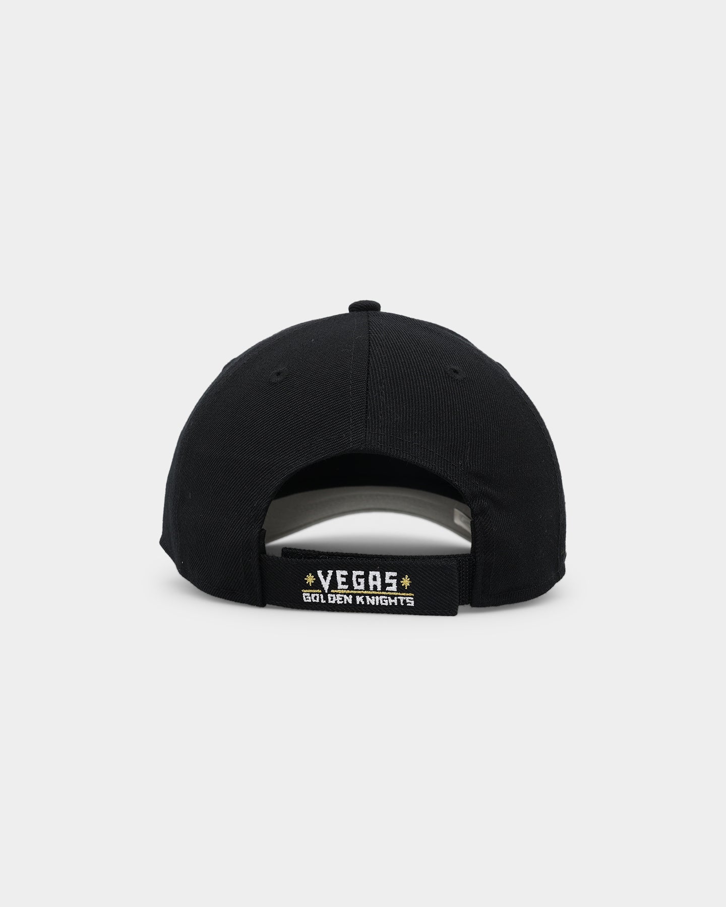 47 Brand Vegas Golden Knights 47 MVP Adjustable Strapback Hat - Black | Official NHL Licensed Snapback Cap for Men & Women | Perfect for Game Day, Sports Events & Casual Wear