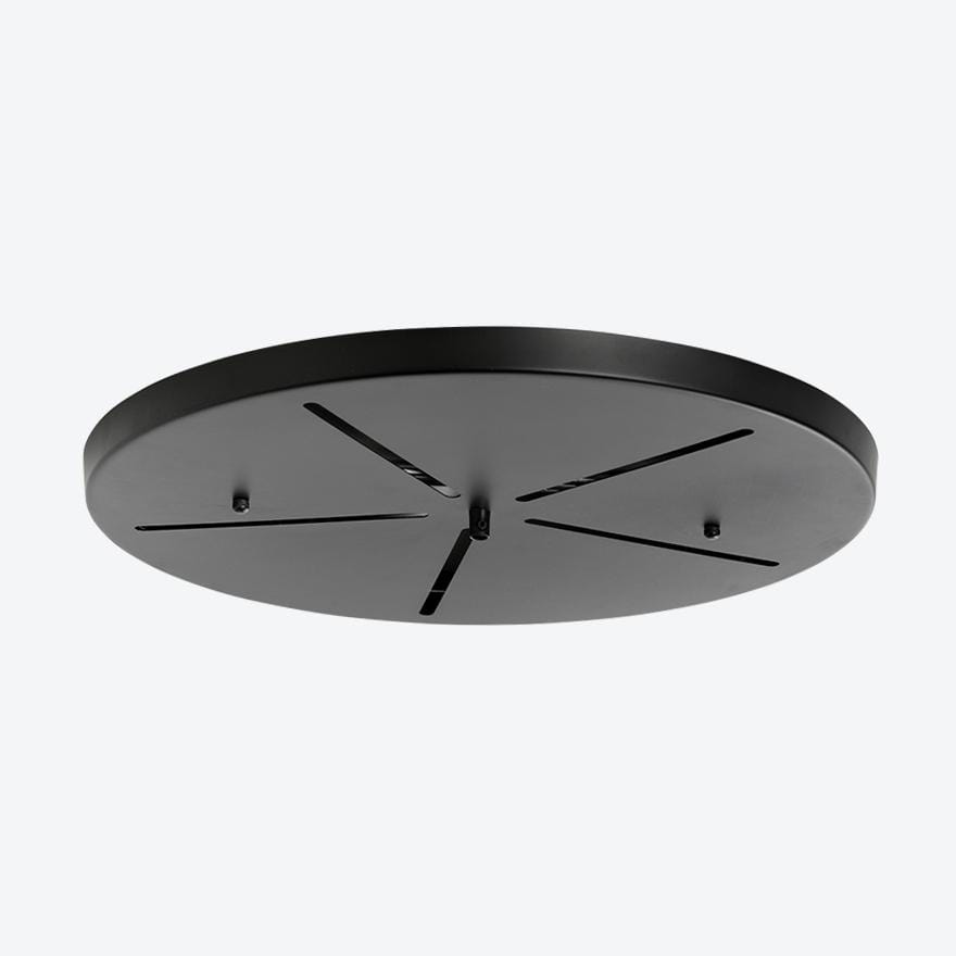 5-Way Ceiling Plate - Durable Metal Junction Box Cover for Electrical Wiring - Perfect for Home, Office, and Commercial Lighting Installations