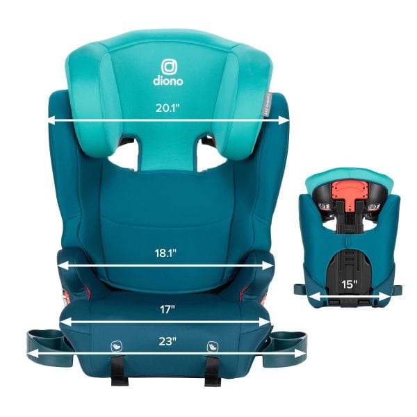 Diono Cambria 2XT 2-in-1 Convertible Booster Car Seat - High Back to Backless XL for Big Kids | Safe Travel for School & Road Trips
