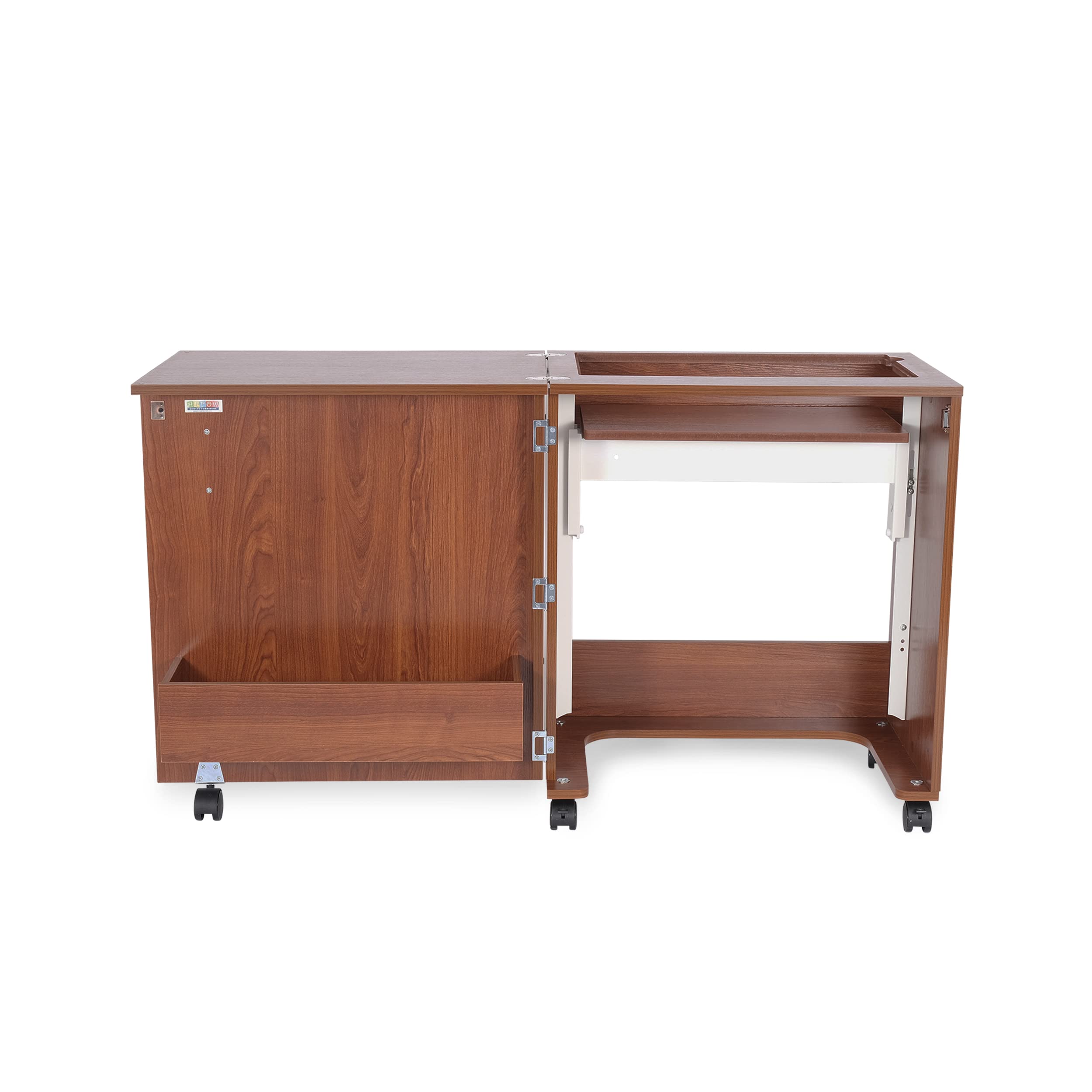 Arrow Sewing Furniture Judy Cabinet - Teak Wood Storage Organizer for Craft Supplies | Perfect for Sewing Rooms, Craft Studios & Home Offices