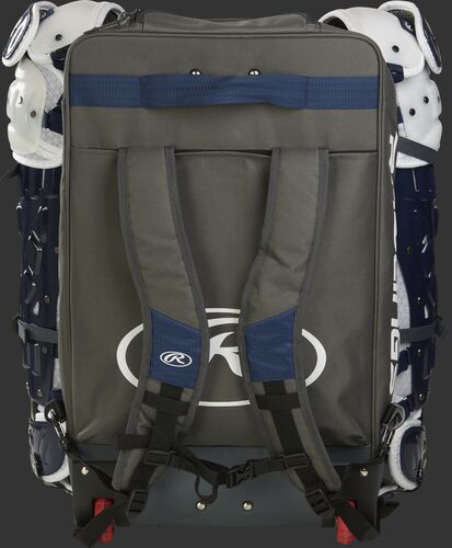 Rawlings R1801 Wheeled Catcher's Backpack - Durable Baseball Gear for Players & Coaches | Perfect for Training, Games & Travel