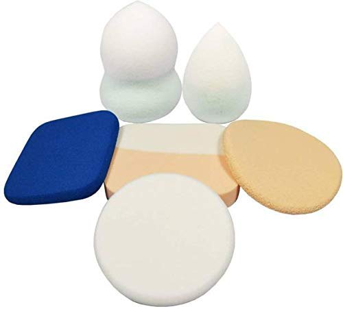 Premium Beauty Sponge Set - 6 Latex-Free Blenders for Makeup & Contouring