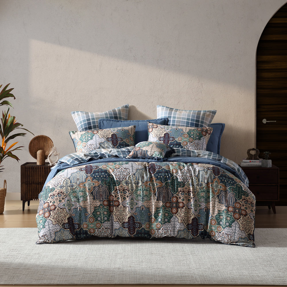 Premium Ferdinand Quilt Cover Set - King Size Bedding, Soft & Breathable Cotton - Perfect for Master Bedroom, Guest Room & Luxury Hotels