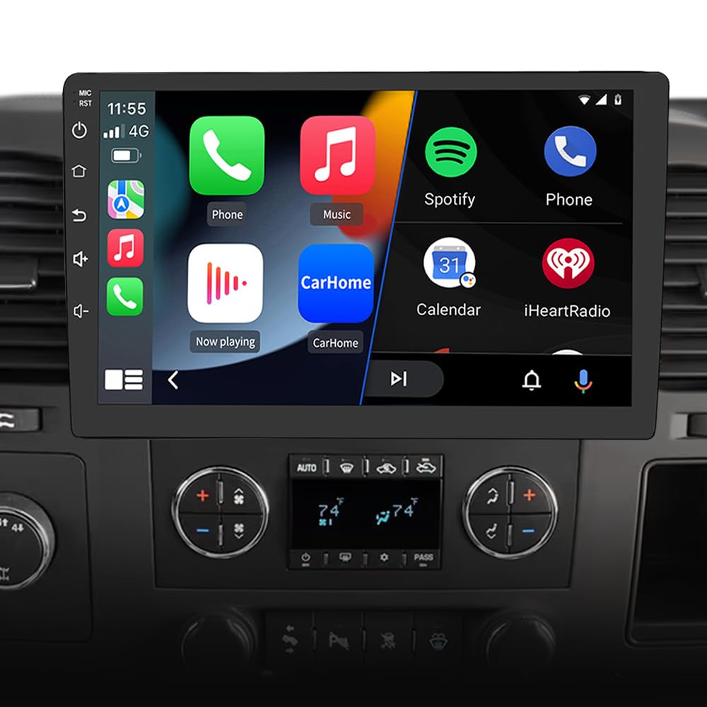 EagleNav Android 13 Car Stereo [2GB RAM 32GB ROM] - 10 Inch Touch Screen GPS WiFi Bluetooth for GMC Sierra Yukon Chevrolet Buick Silverado - Wireless Apple CarPlay Android Auto SWC - Perfect for Road Trips & Daily Commutes