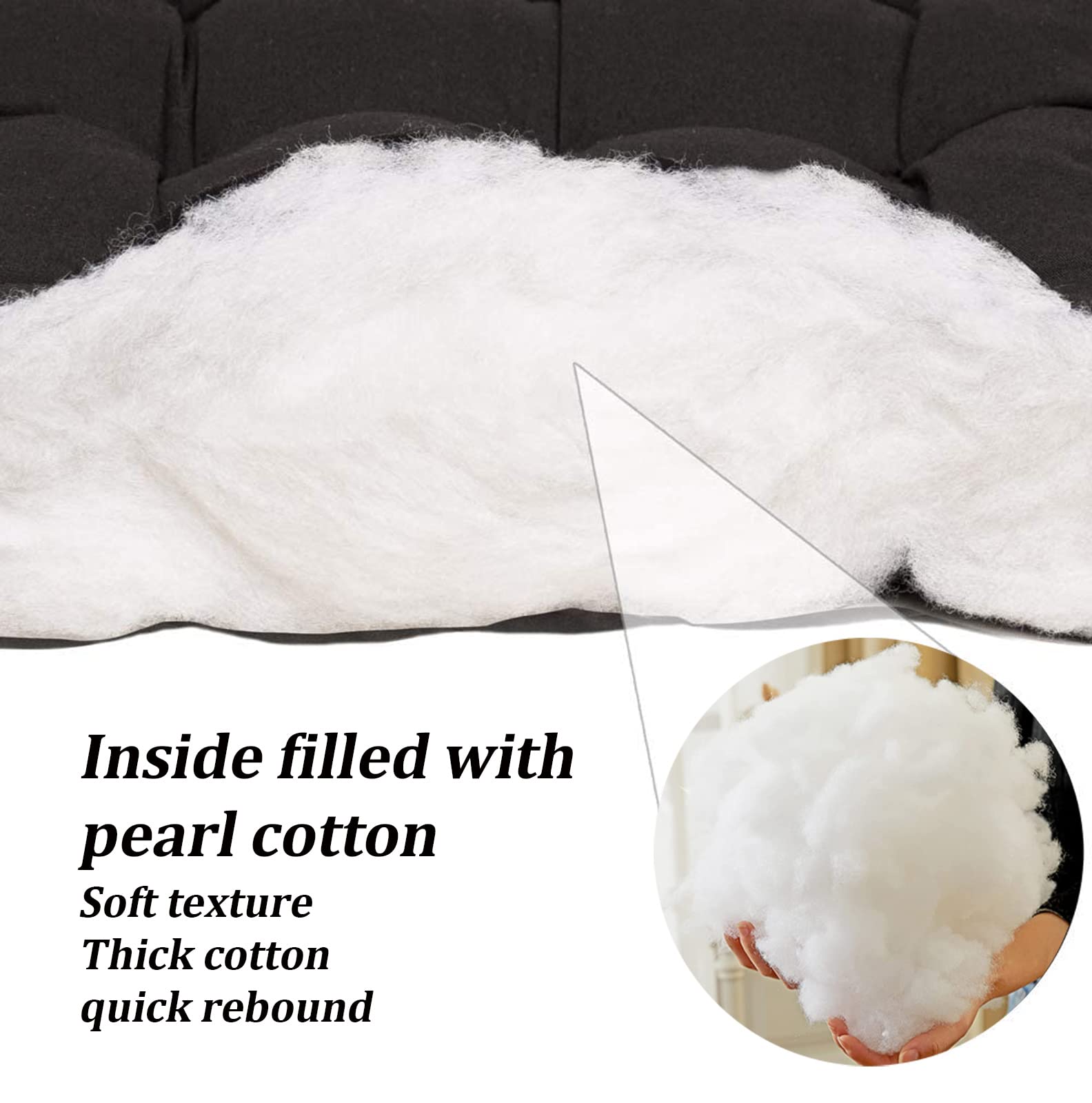 **Outdoor Swing Cushions for 2-3 Seater - Soft, Comfortable & Non-Slip Replacement Cushions with Backrest - Perfect for Garden, Patio, Swing Bench & Outdoor Relaxation**