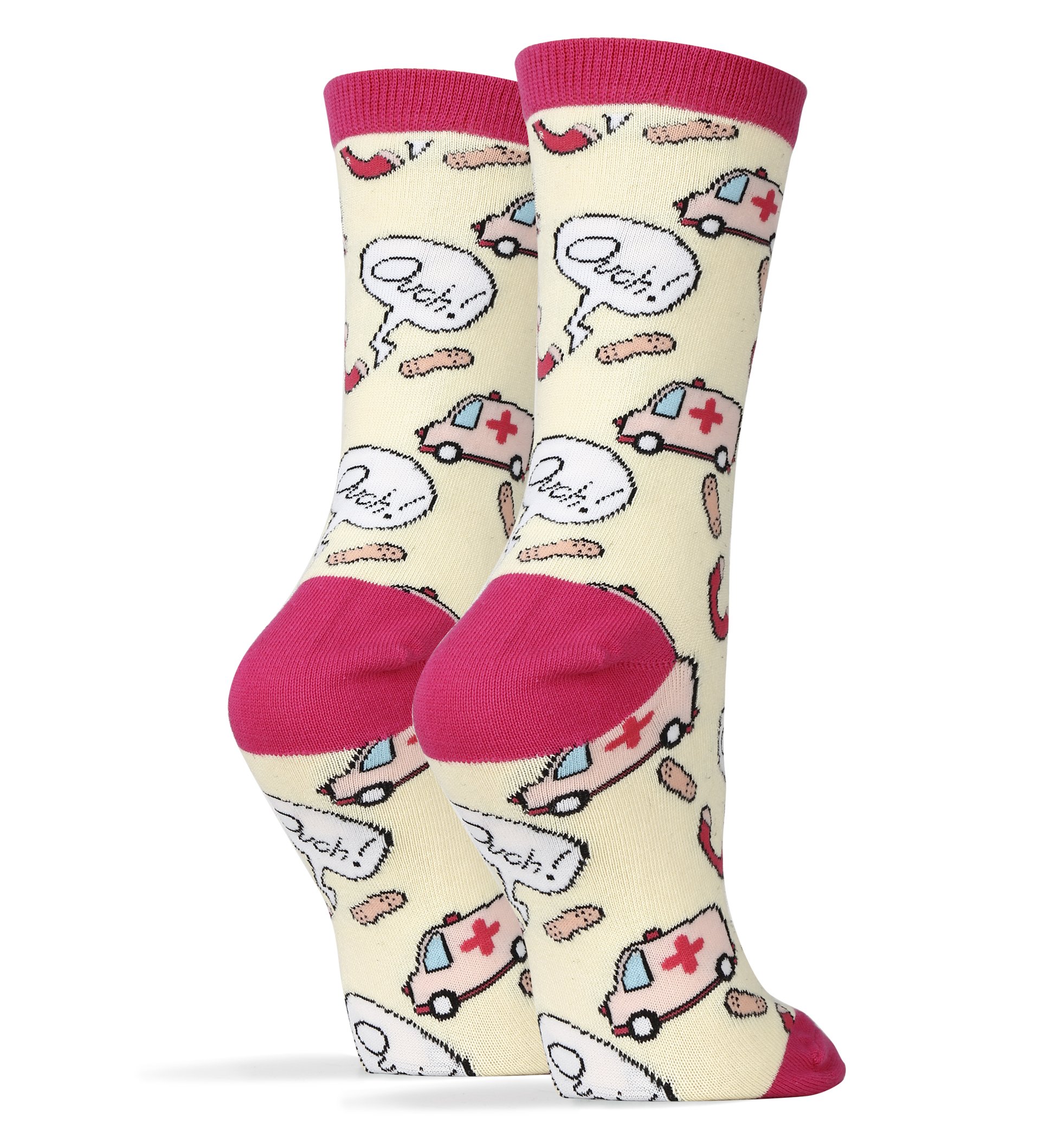 Funny Women's Novelty Crew Socks - Cotton Dress Socks for Office & Gifts