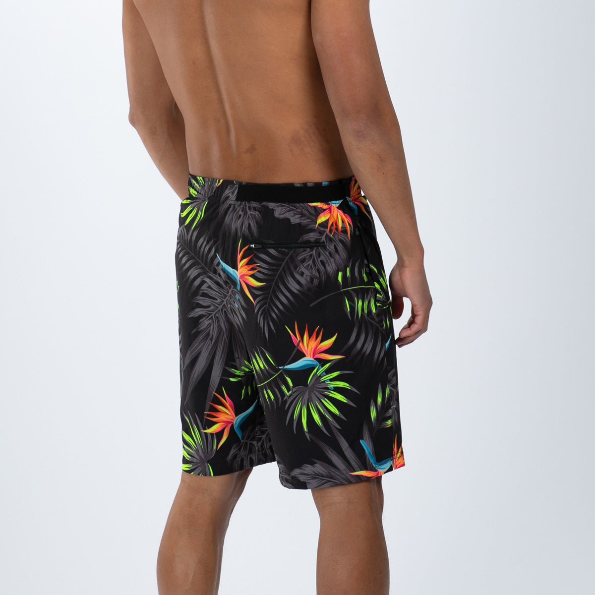 Men's Limited Edition Running Shorts 2-in-1 with Built-in Liner - Quick Dry & Breathable for Workouts - Tropical Magic Print - Perfect for Jogging, Gym & Outdoor Activities