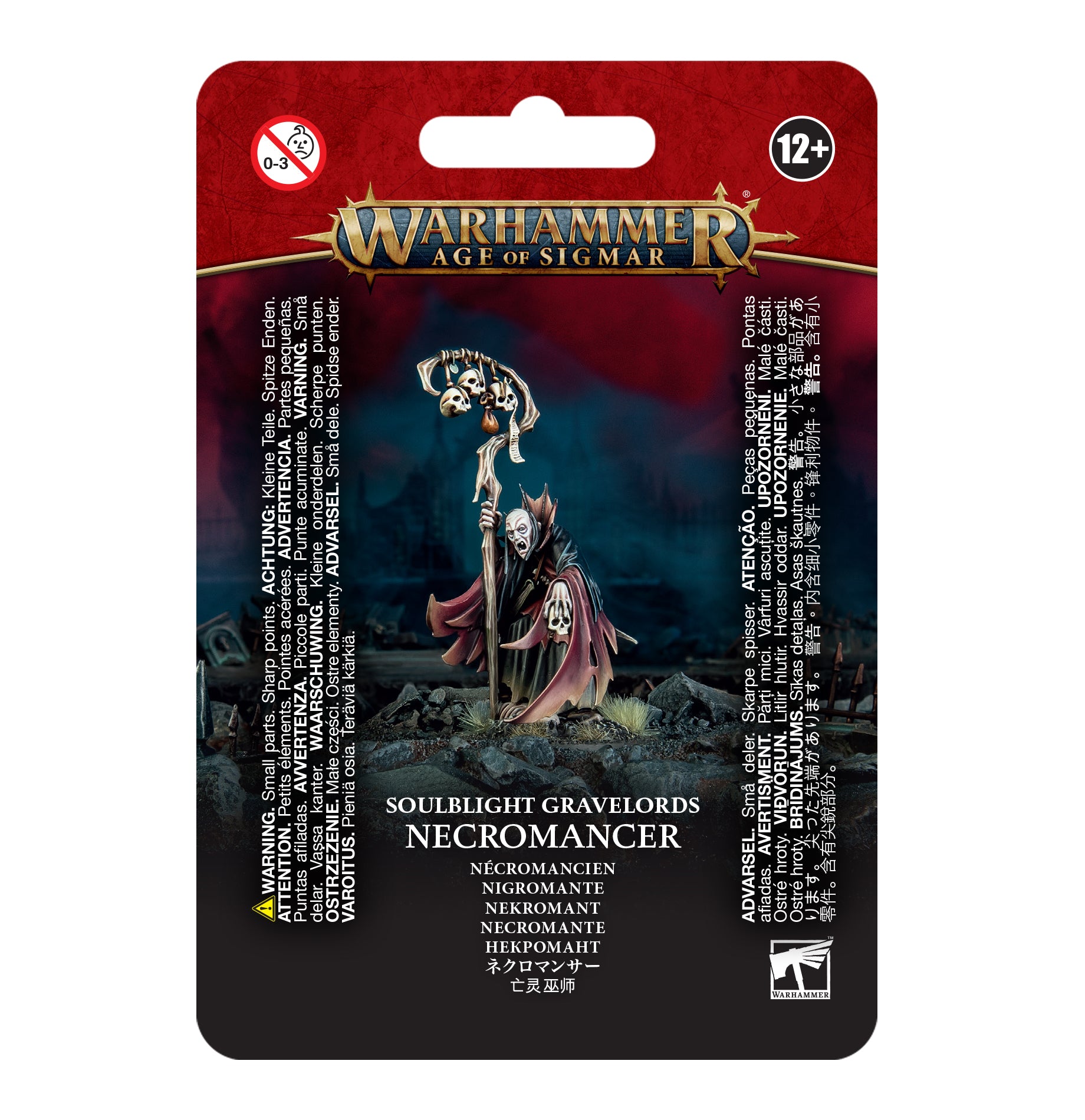 Age of Sigmar Soulblight Gravelords: Necromancer Miniature - Undead Army Figure for Warhammer Tabletop Gaming & Fantasy Battle Scenes