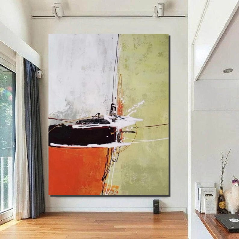Extra Large Wall Art Painting - Modern Contemporary Abstract Canvas Artwork for Living Room, Bedroom & Office Decor - Simple Elegant Large Paintings for Sale - Perfect for Home & Commercial Spaces