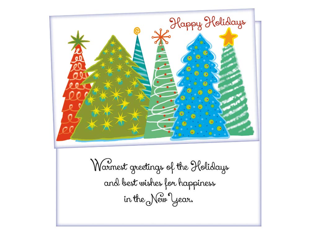 Festive Christmas Greeting Cards Set - 6 Assorted Holiday Cards with Envelopes for Family & Friends - Perfect for Holiday Wishes, Office Gifts & Seasonal Decorations