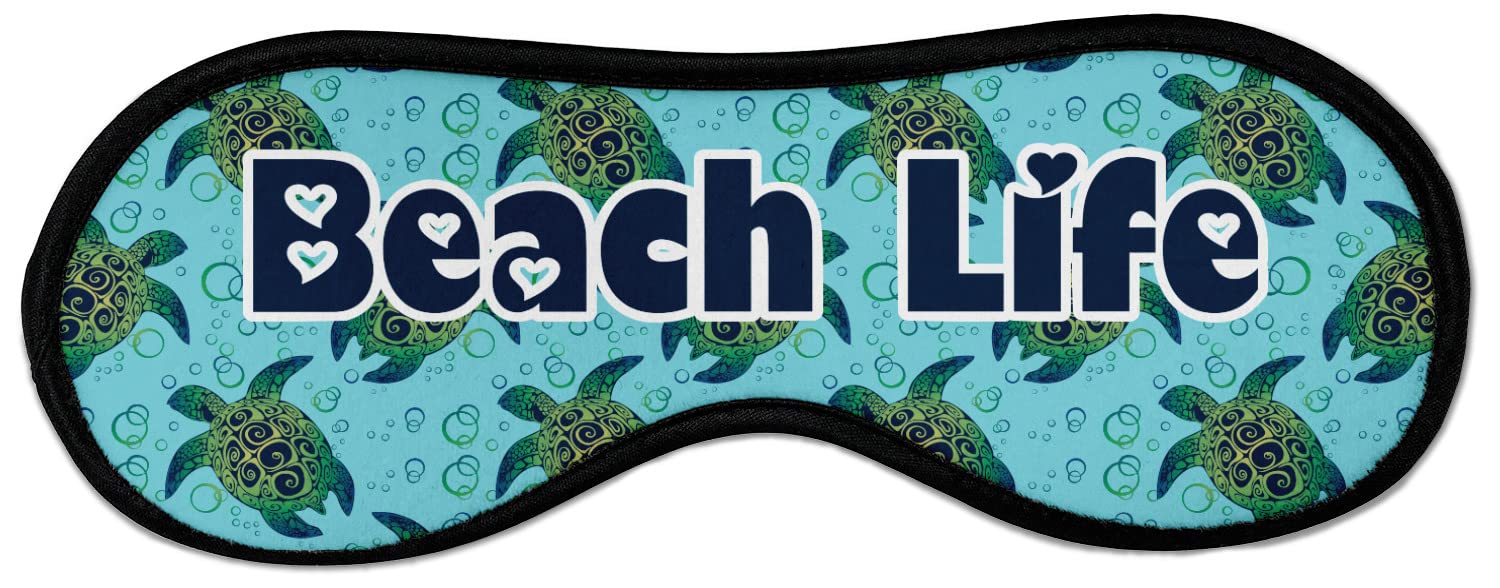 Personalized Sea Turtles Sleep Mask for Women & Men - Soft Comfortable Eye Cover for Travel, Nap & Relaxation - Perfect Gift for Beach Lovers & Yoga Enthusiasts