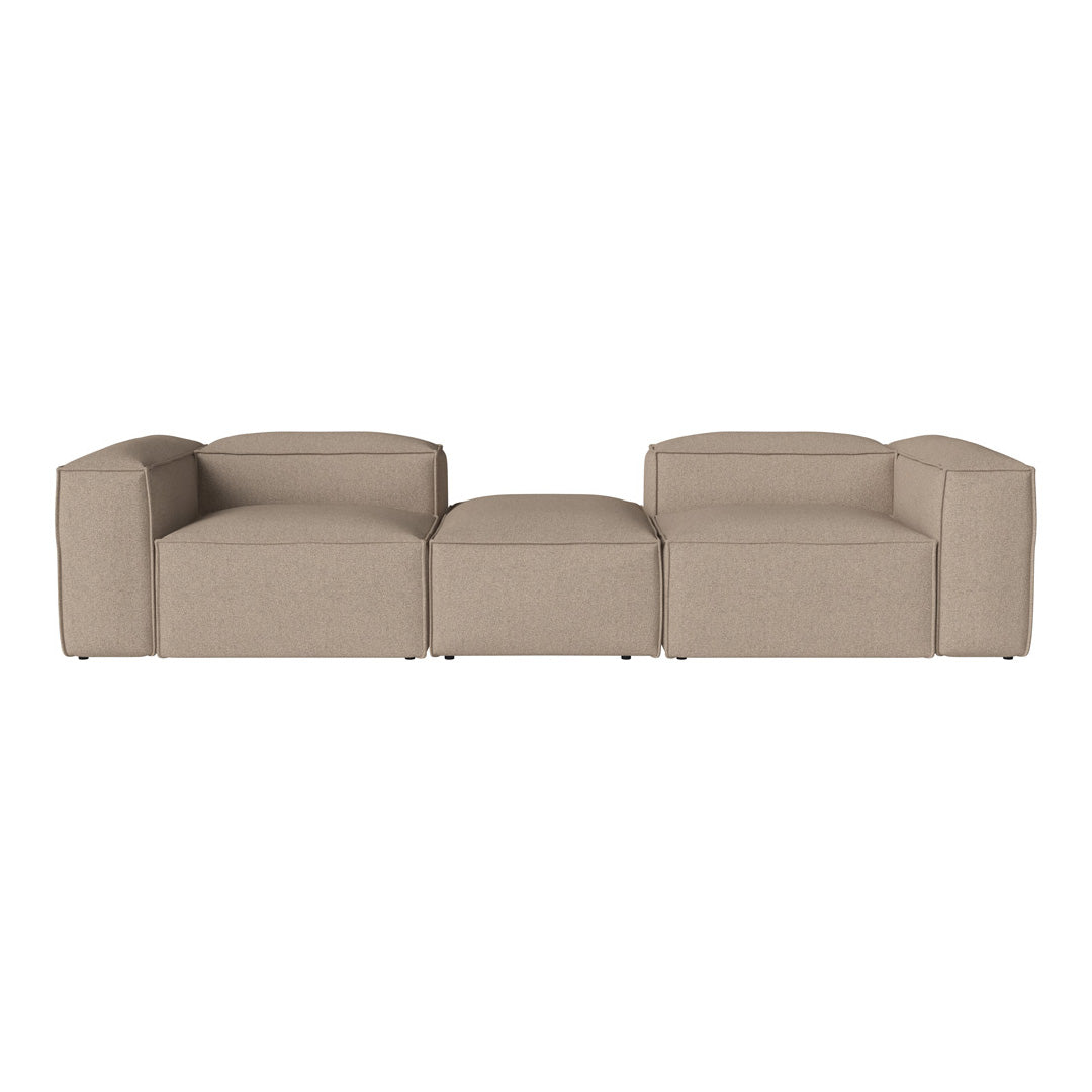 Cosima 2 Small Modular Sectional Sofa with Pouf - Modern Living Room Furniture for Small Spaces, Apartments & Cozy Home Decor