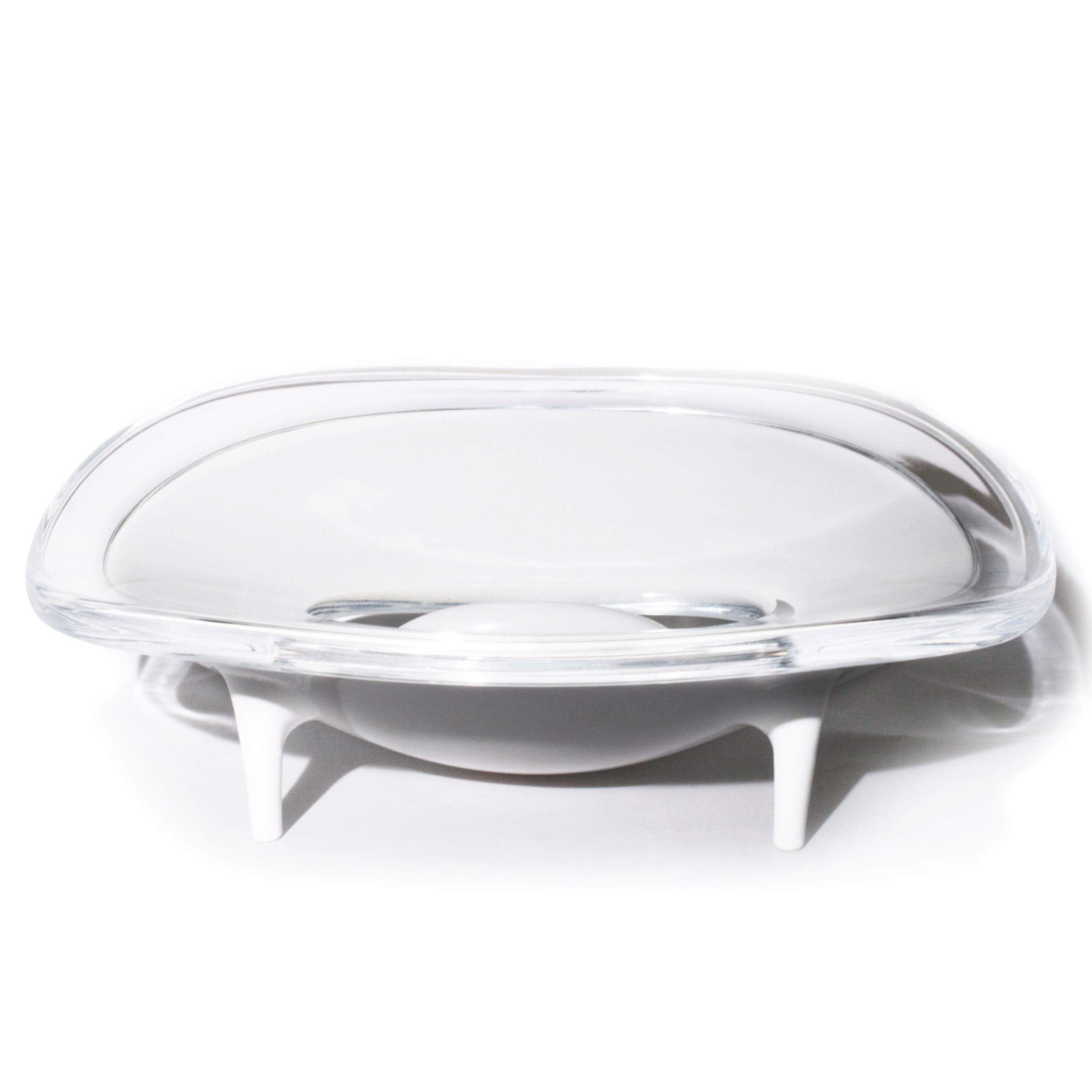 Clear Ocean Soap Dish - Bathroom & Kitchen Organizer