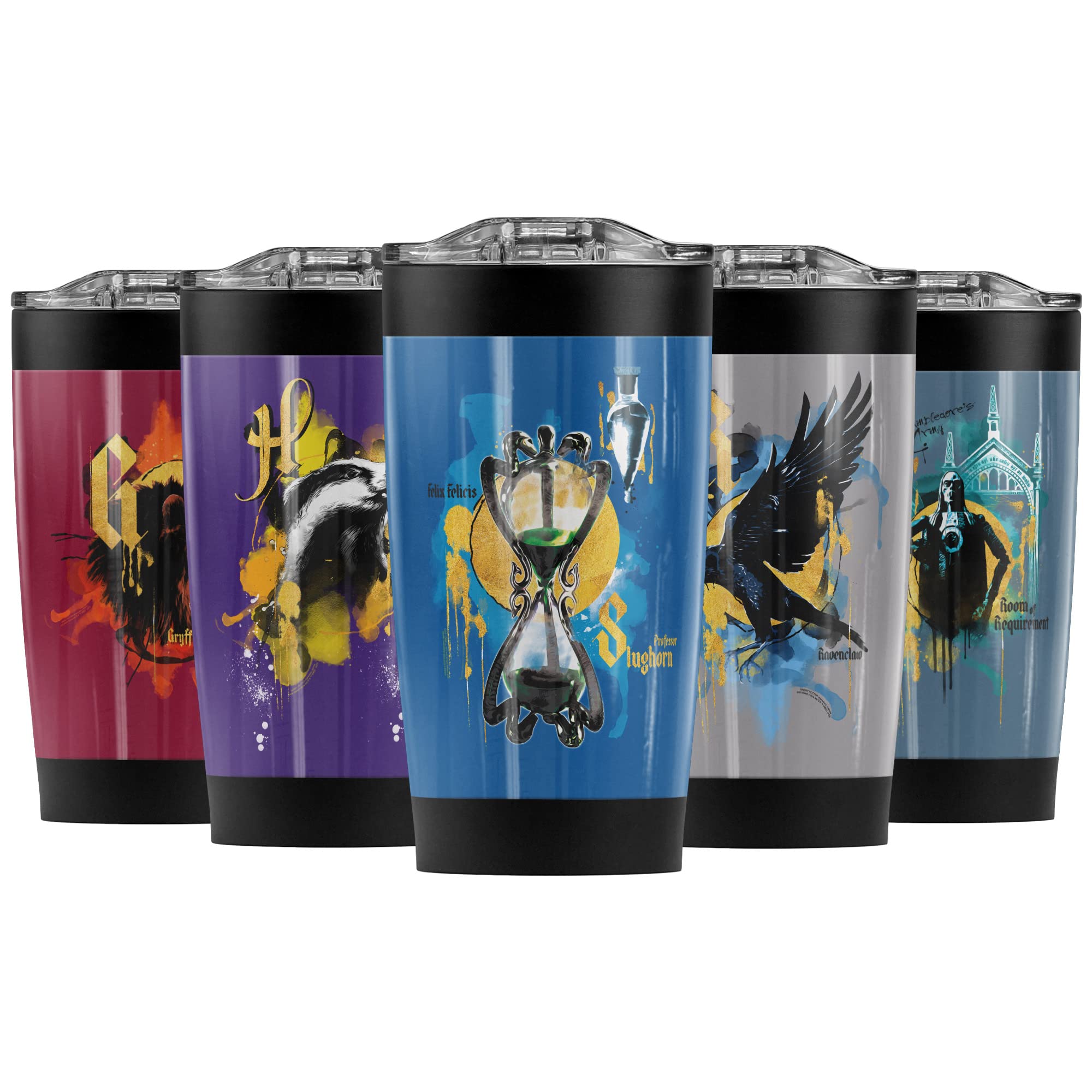 Harry Potter Professor Slughorn Stainless Steel Tumbler 20oz - Vacuum Insulated Travel Mug with Leakproof Lid for Coffee & Cold Drinks | Perfect for Office, Commuting & Gift Giving
