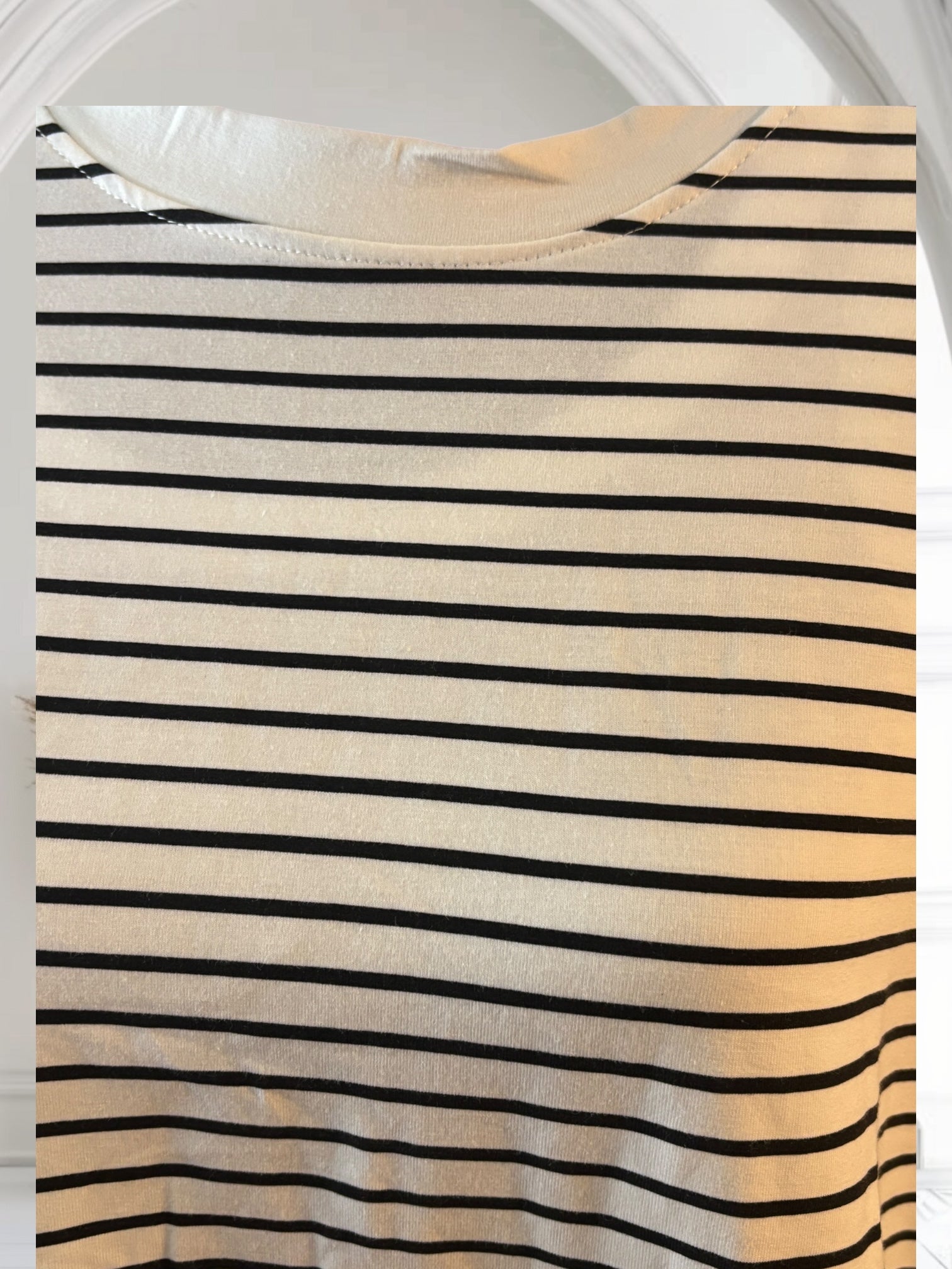 Women's Striped Short Sleeve Cotton T-Shirt - Crewneck Loose Fit Casual Top for Summer, Outfits, and Everyday Wear