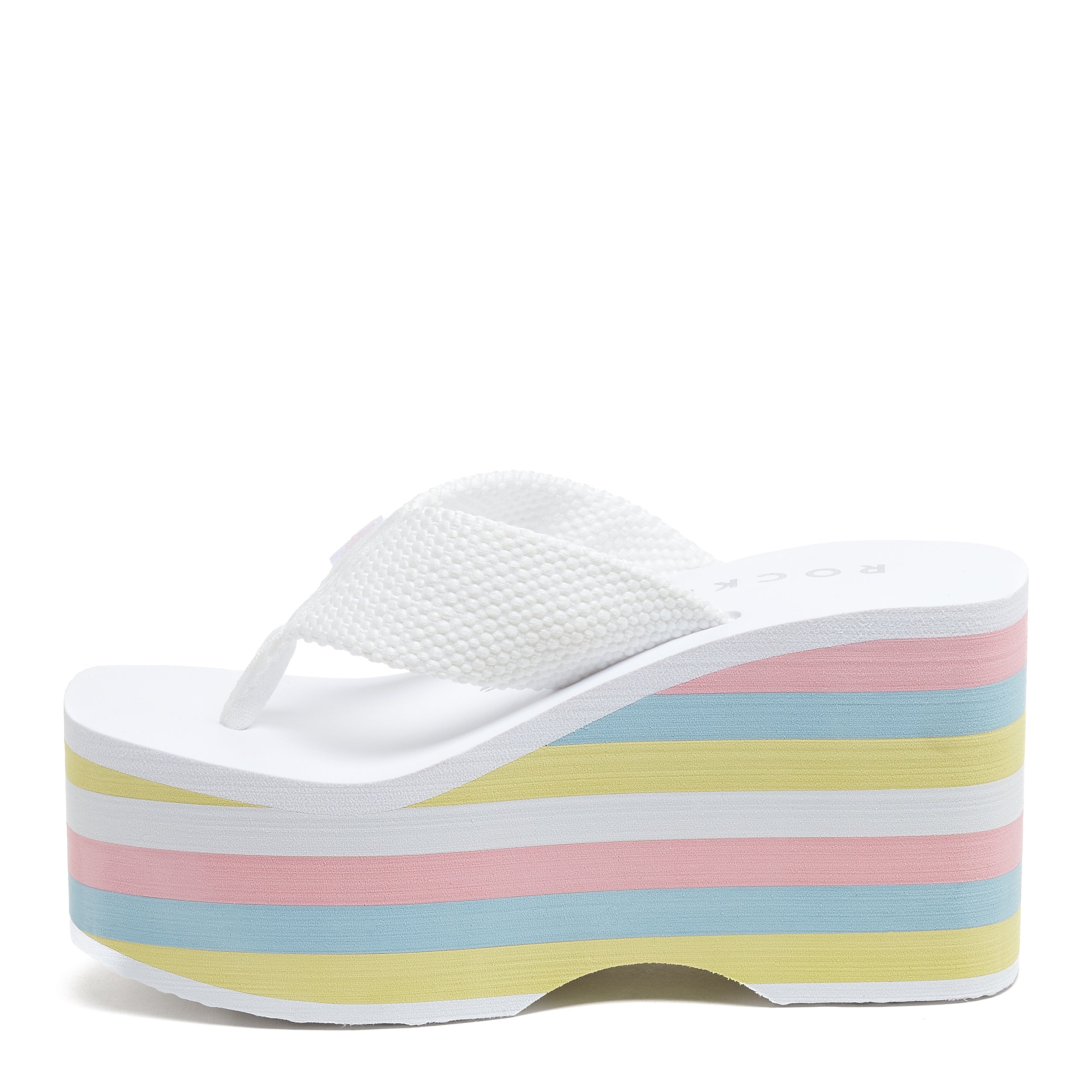 Pastel Platform Flip Flops for Women - Comfortable Summer Beach Sandals with Arch Support | Perfect for Pool, Vacation & Casual Outfits
