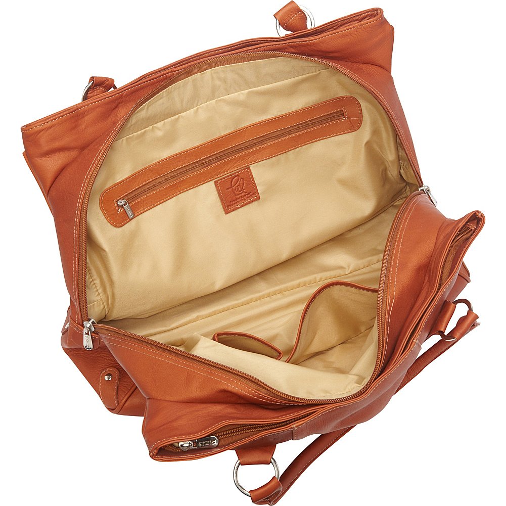 Premium Laptop Travel Tote Bag - Waterproof Saddle Shoulder Bag for 15.6