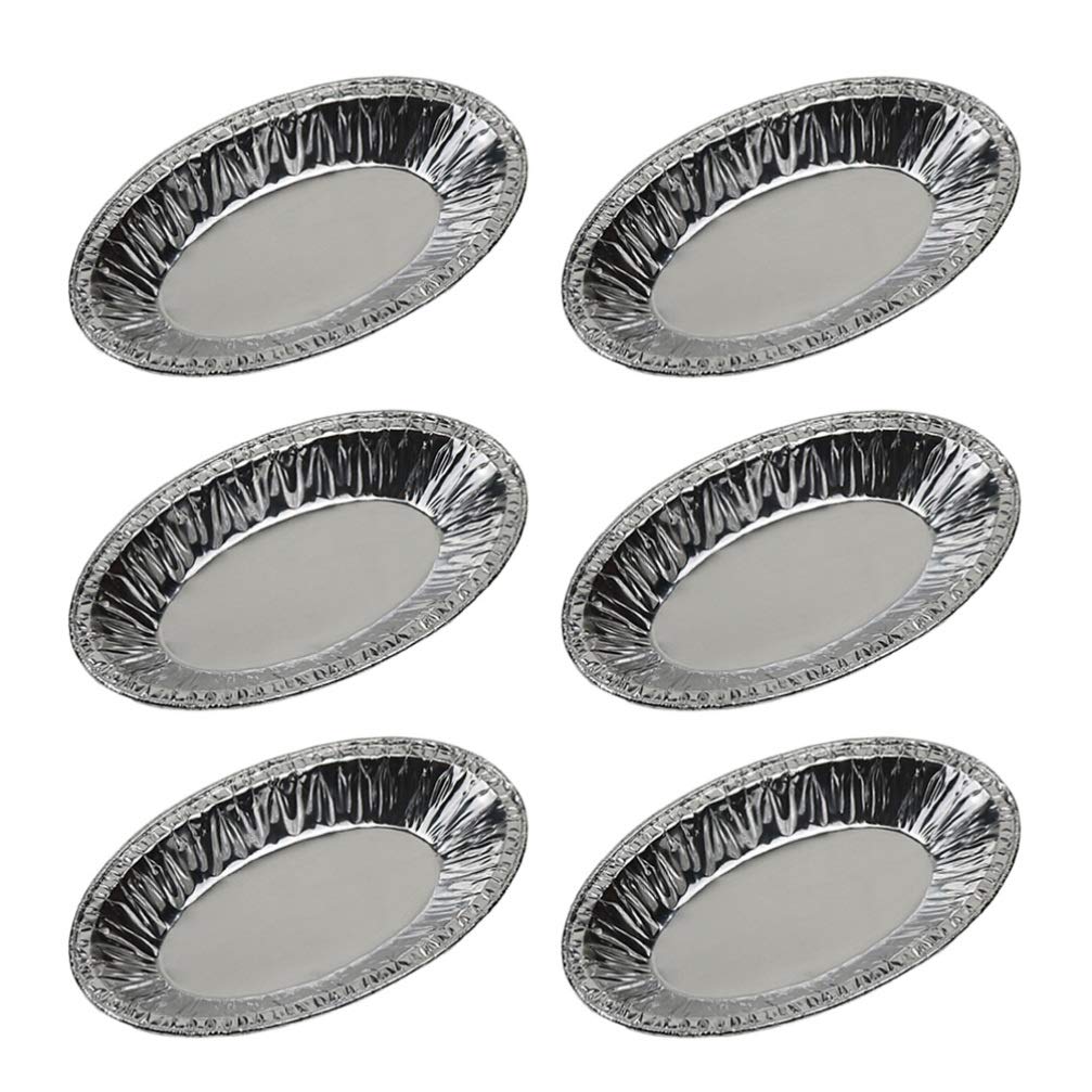 **Hemoton 250pcs Disposable Foil Baking Cups - Round Egg Tart Molds, Muffin & Cupcake Liners, Metallic Cookie & Pudding Pans for Baking, Desserts, and Party Treats**